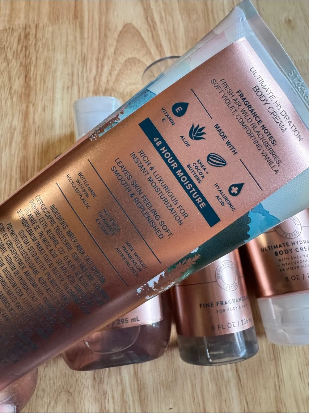 Bath & Body Works Open Sky Ultimate Hydration Body Cream — Copper & Blue